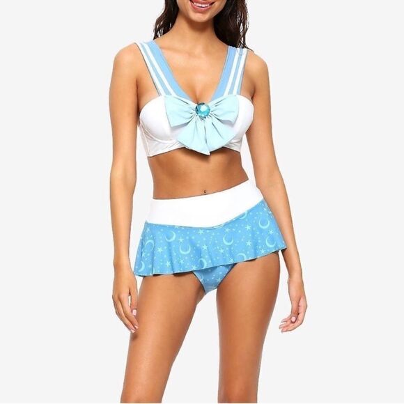 Sailor Moon Sailor Mercury Cosplay Swim Size
Medium BOTTOMS ONLY - Picture 5 of 10